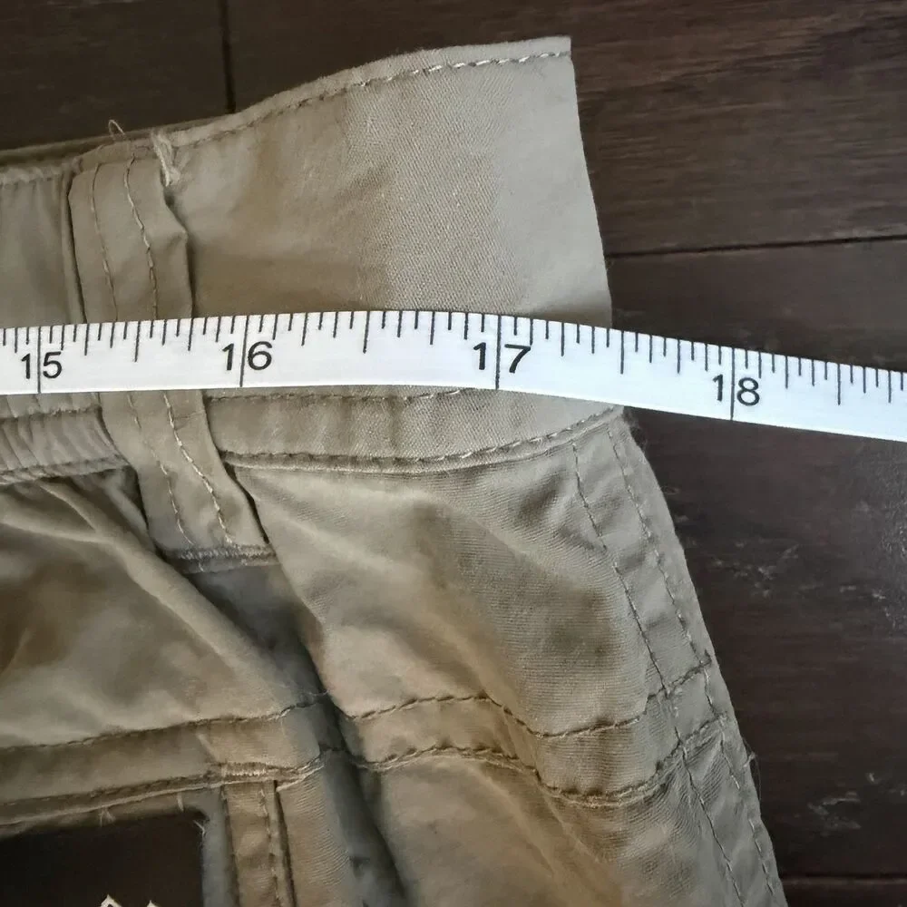 REI Co-Op Zip Off Convertible Relaxed Nylon Pants Shorts Tan Men’s Size‎ 38
